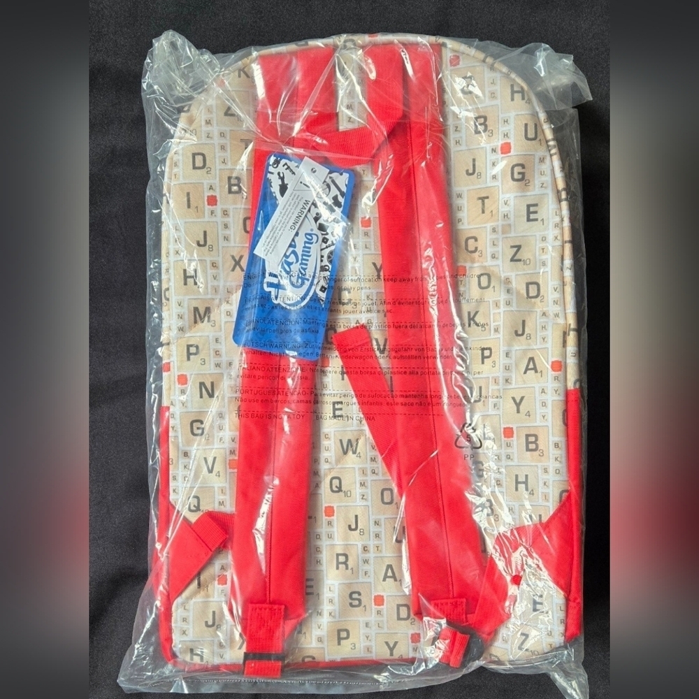 Hasbro Scrabble Full Size Backpack - NWT - Picture 5 of 5